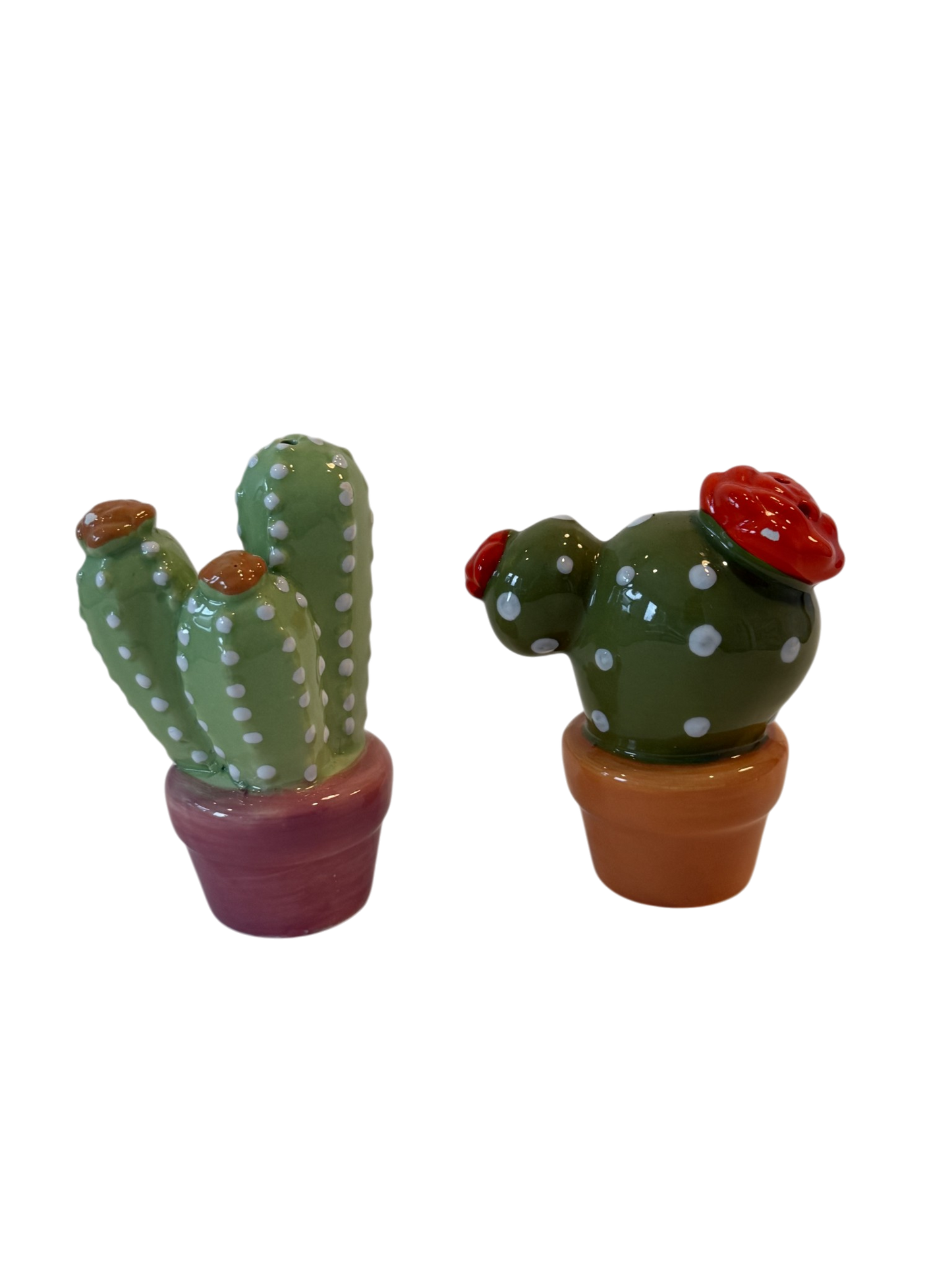 Vintage Salt & Pepper Shaker - Green