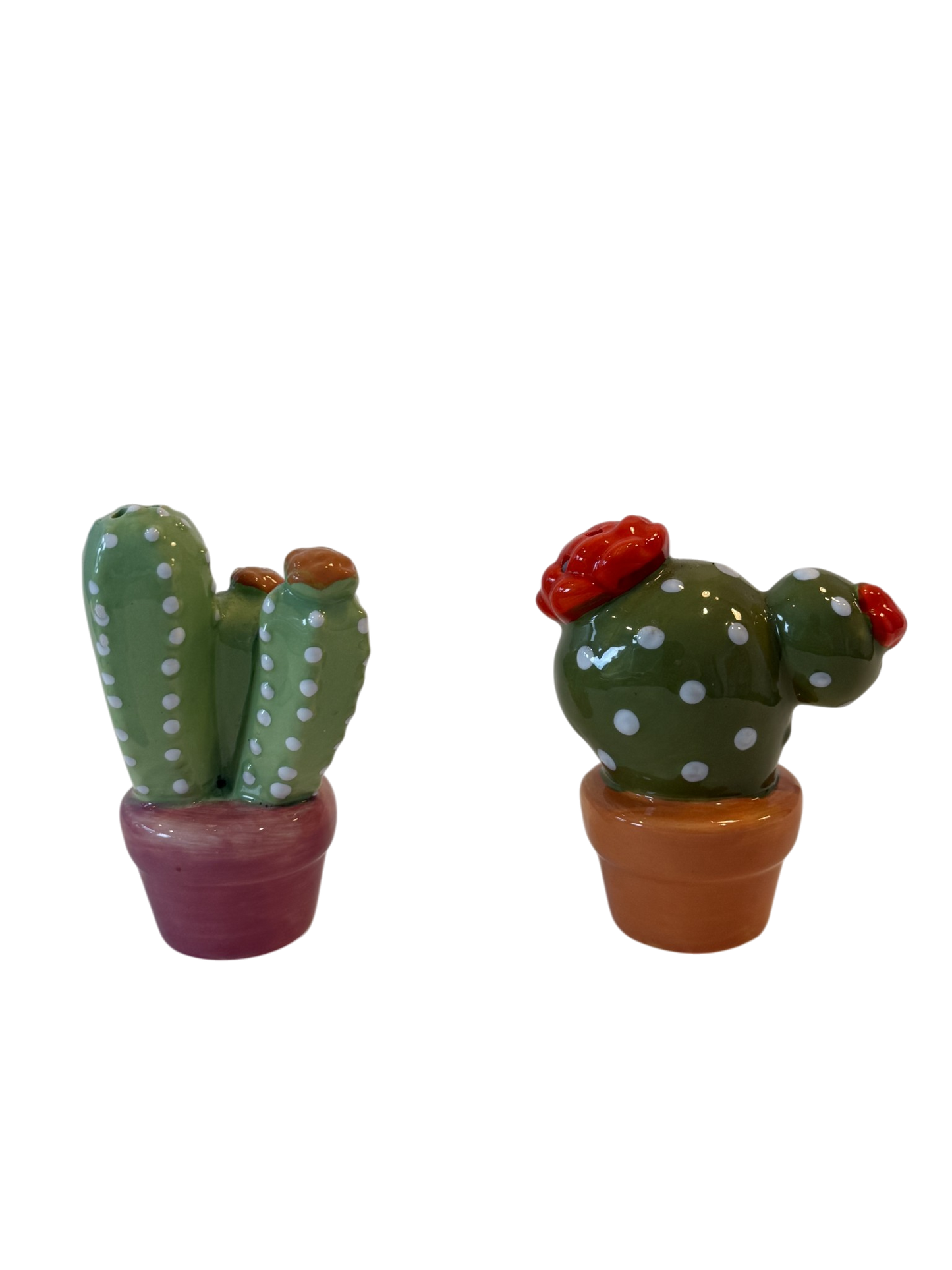 Vintage Salt & Pepper Shaker - Green