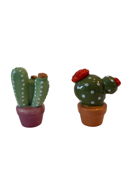 Vintage Salt & Pepper Shaker - Green
