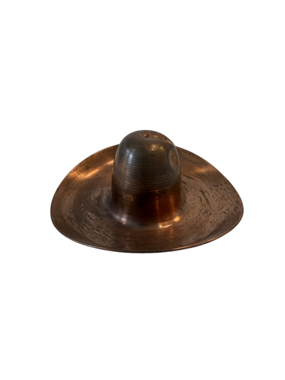 Vintage Cowboy Hat Ashtray - Copper