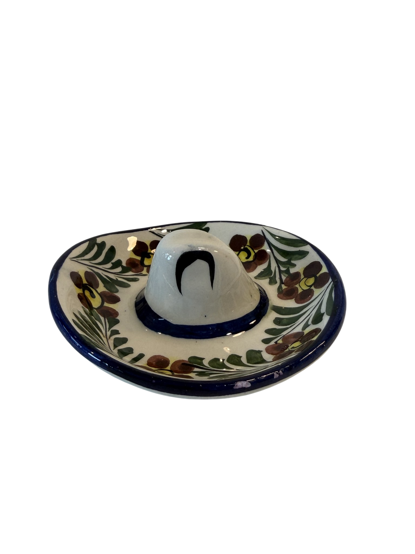 Vintage Cowboy Hat Ashtray - Floral
