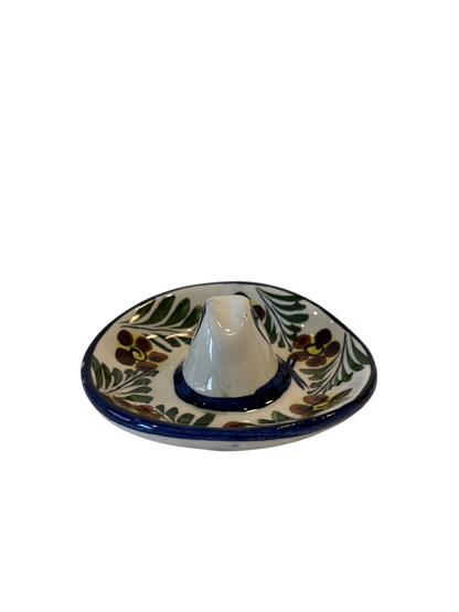 Vintage Cowboy Hat Ashtray - Floral