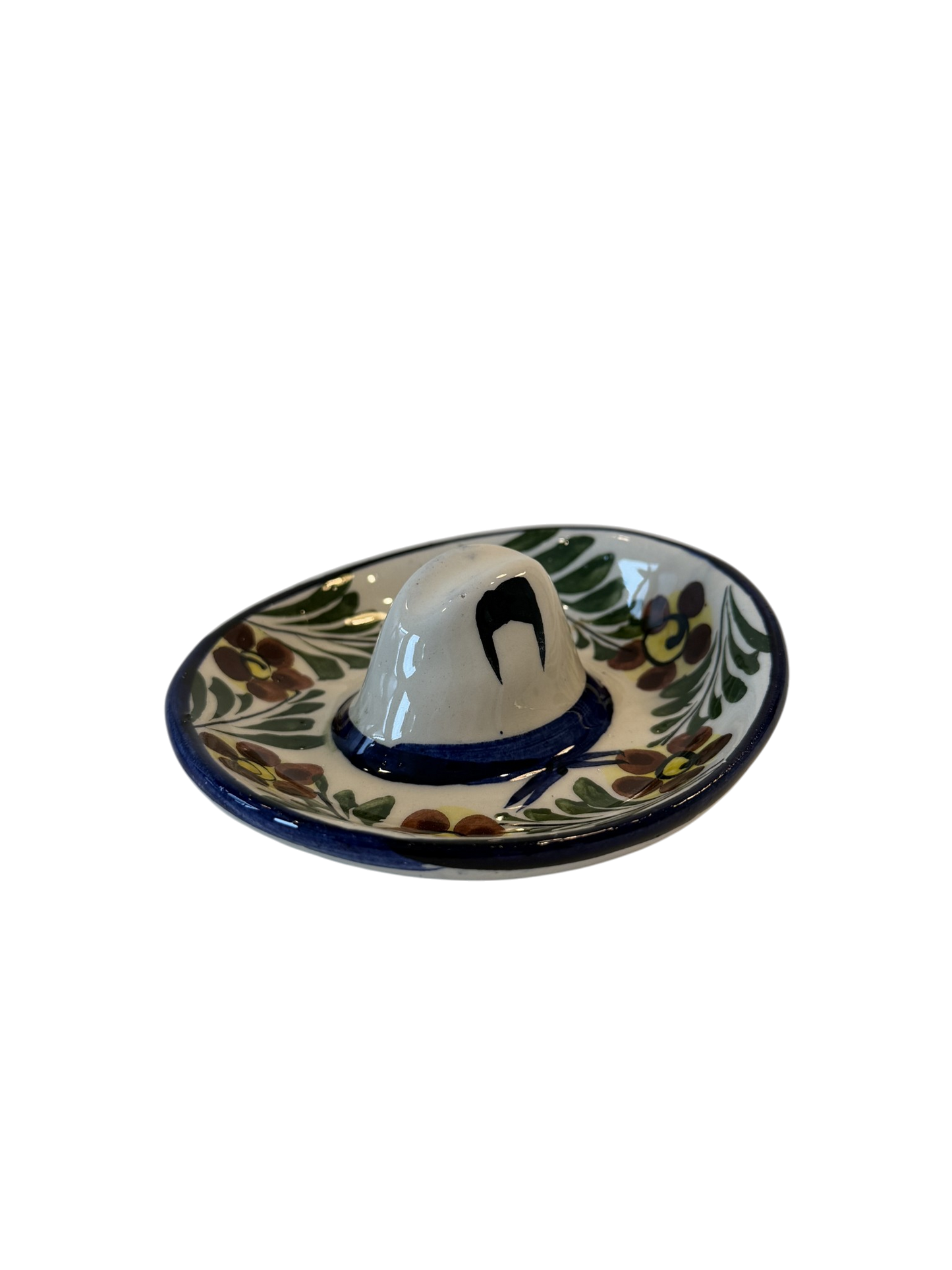 Vintage Cowboy Hat Ashtray - Floral
