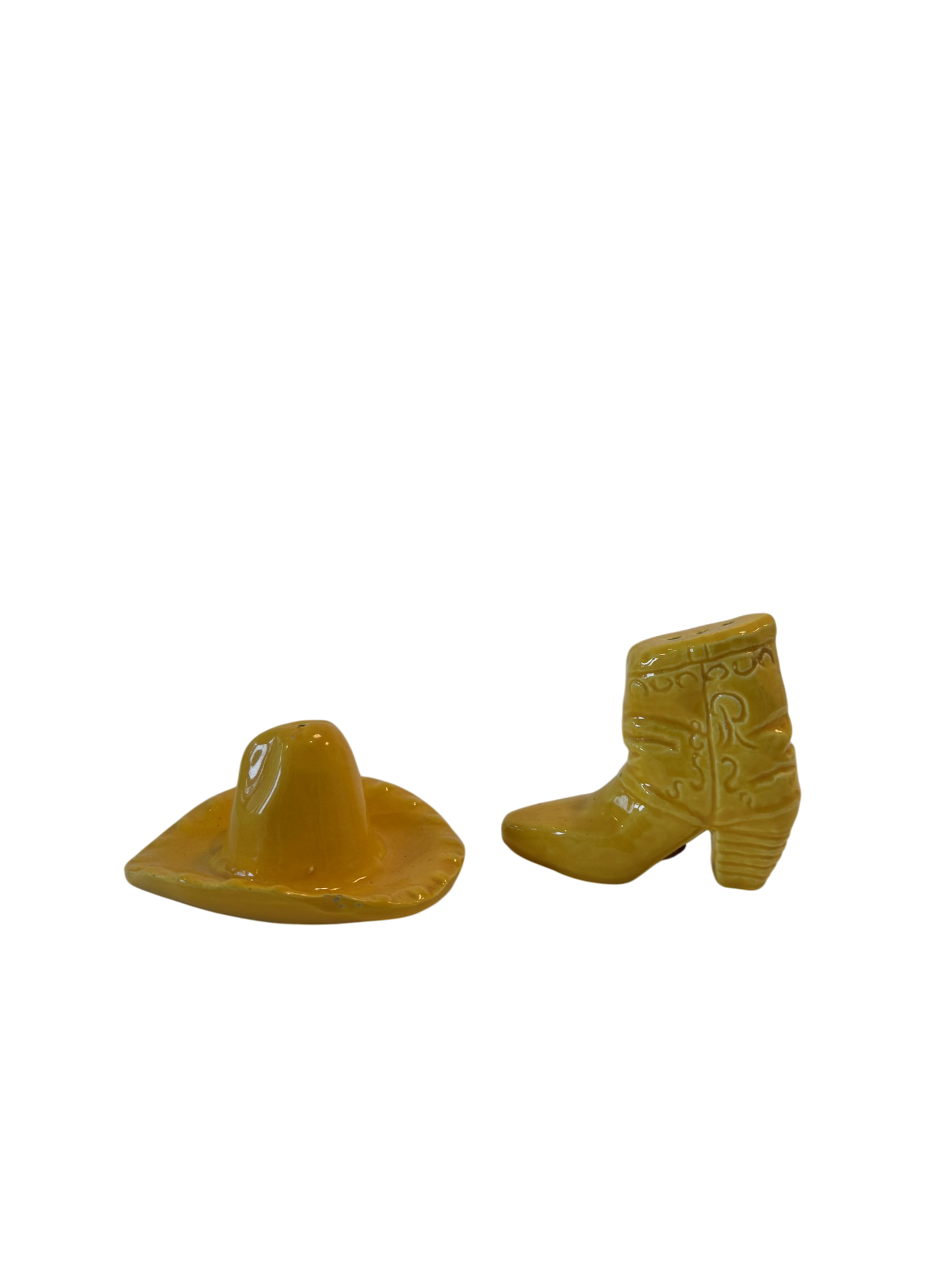 Vintage Salt & Pepper Shaker - Yellow