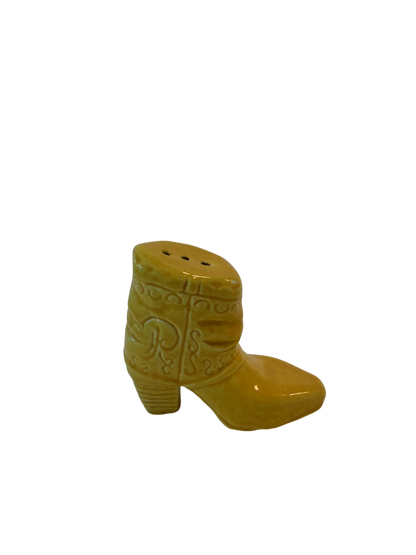Vintage Salt & Pepper Shaker - Yellow